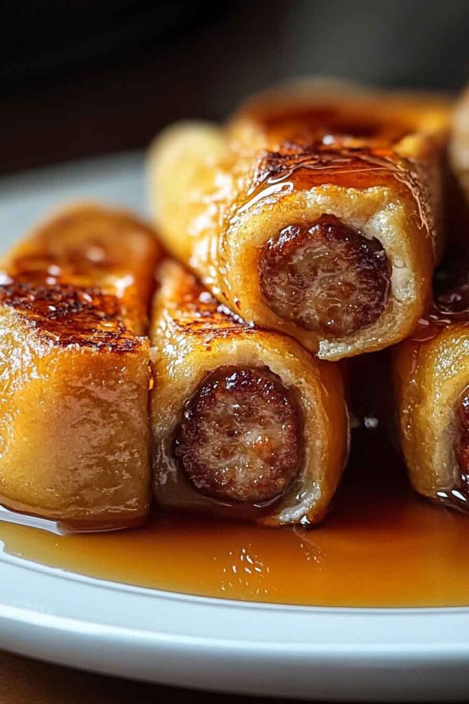 How to Make Sausage French Toast Roll Ups 