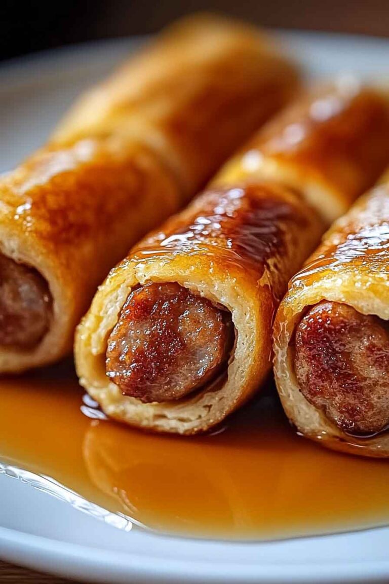 Sausage French Toast Roll Ups Recipe