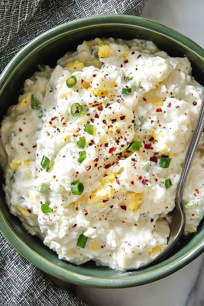 Ingredients for Cottage Cheese Egg Salad