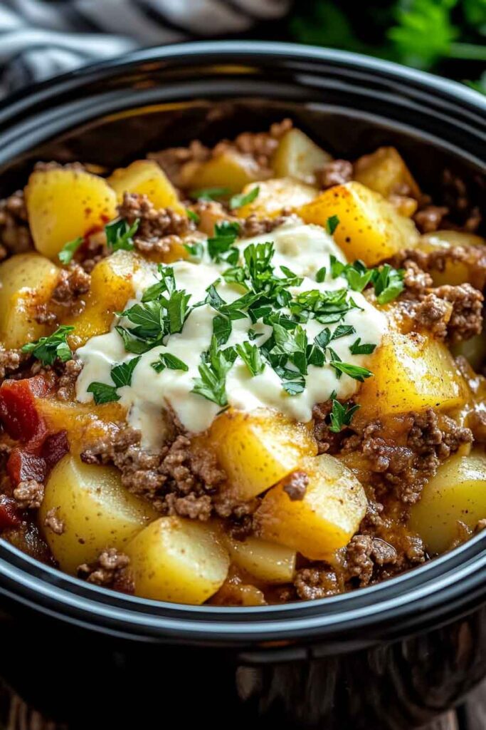 Ingredients for Cowboy Potato Casserole