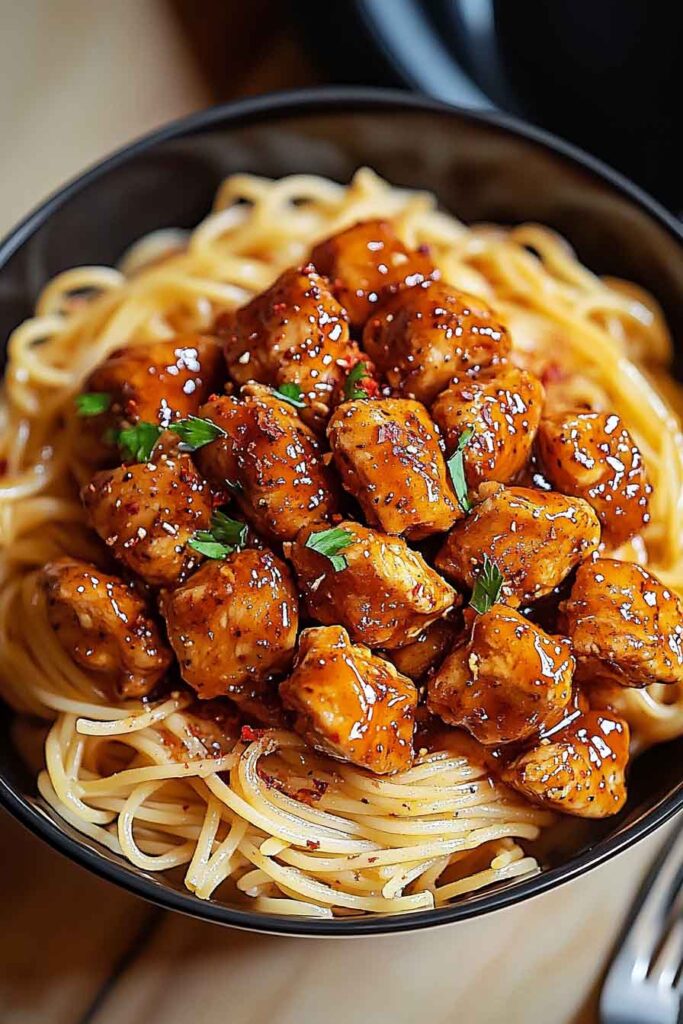 How to Make Spicy Cajun Honey Butter Chicken Pasta
