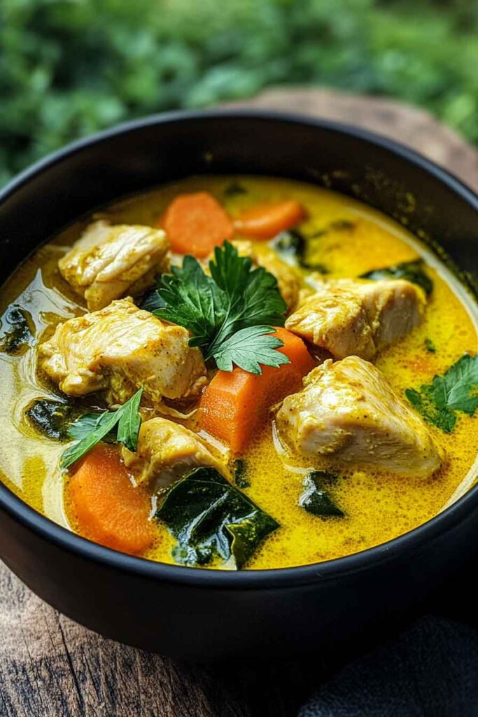 Ingredients for Turmeric Chicken Anti-Inflammatory Soup