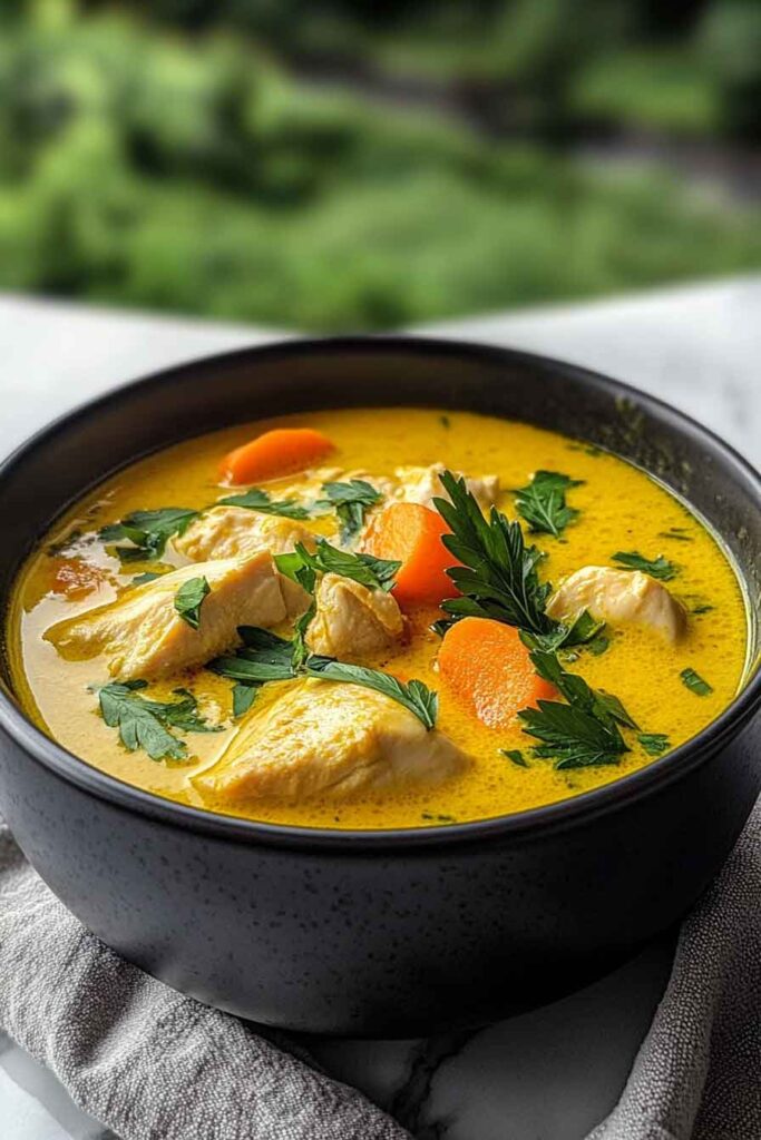 Turmeric Chicken Anti Inflammatory Soup