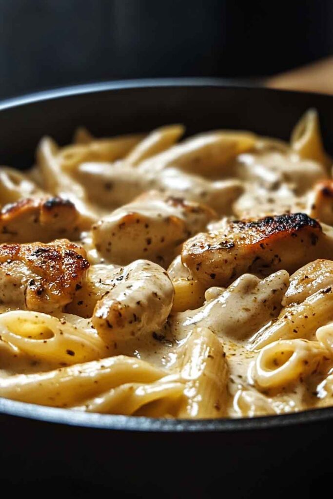 Ultimate Cajun Mozzarella Chicken Ranch Pasta