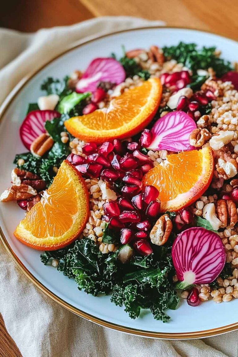 Winter Pomegranate And Grain Salad