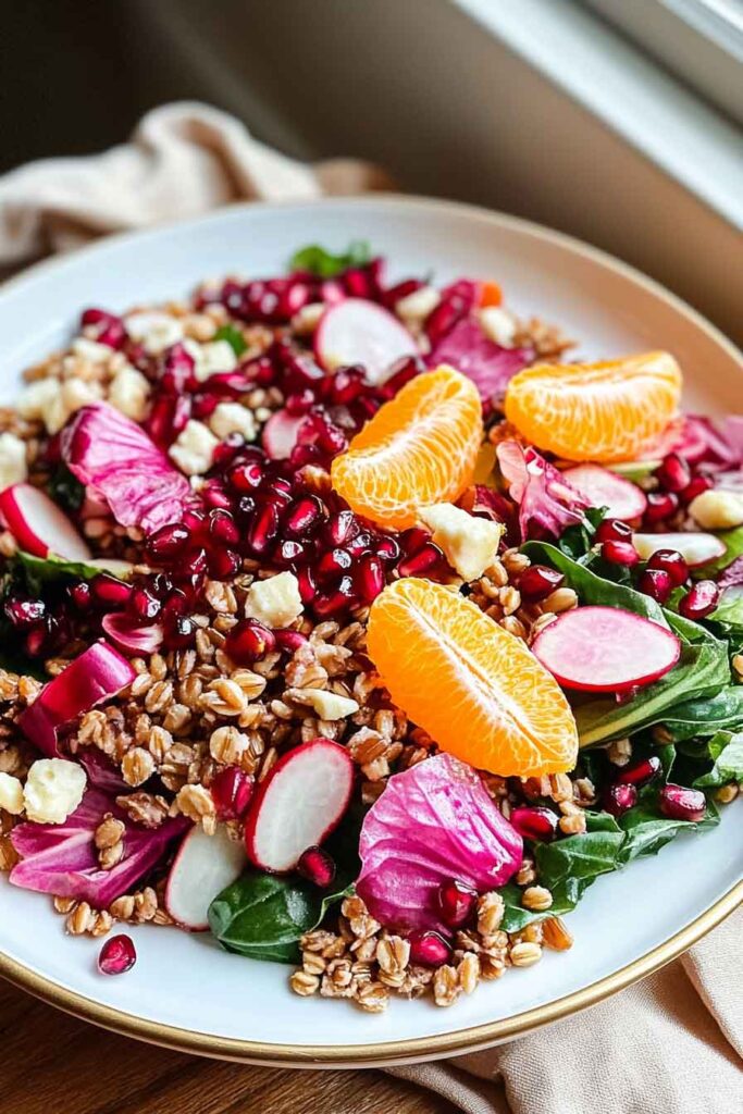 How to Make Winter Pomegranate and Grain Salad