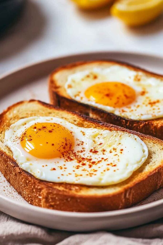 Air Fryer Egg Toast
