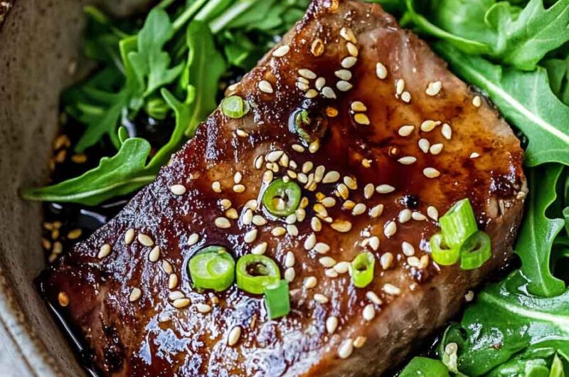 Asian Tuna Steak (Pan-Seared OR Grilled)