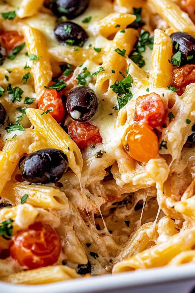 How to Make Baked Mediterranean Pasta