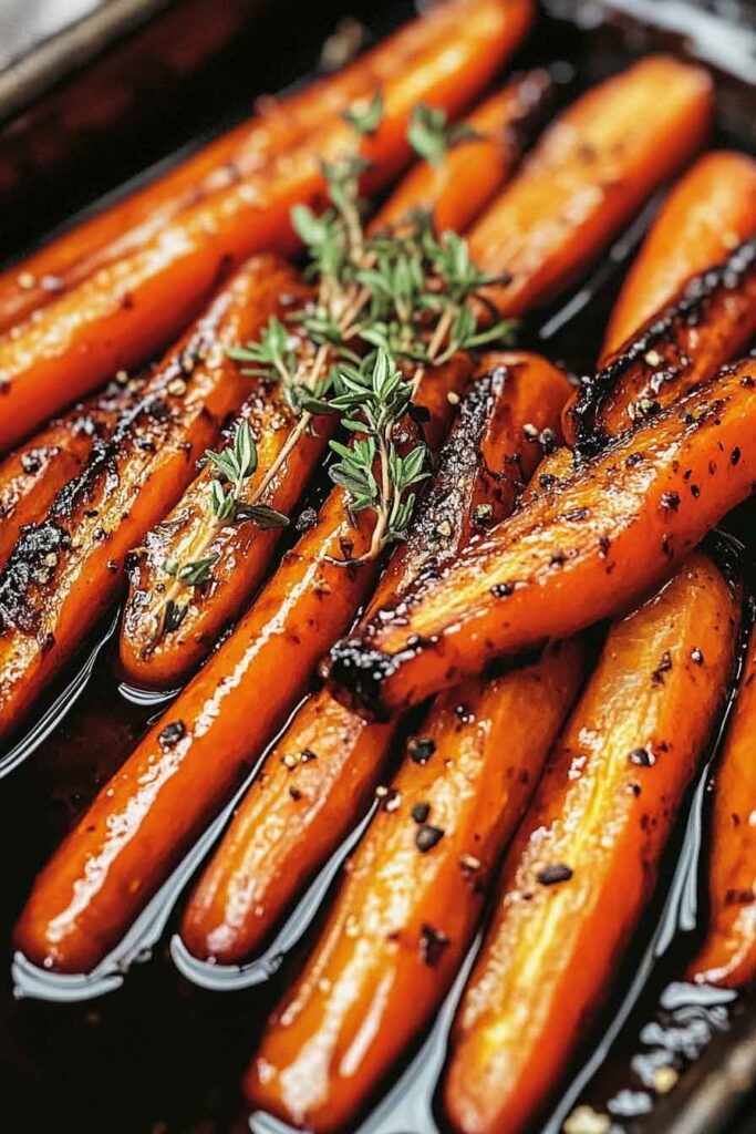 Balsamic Glazed Roasted Carrots