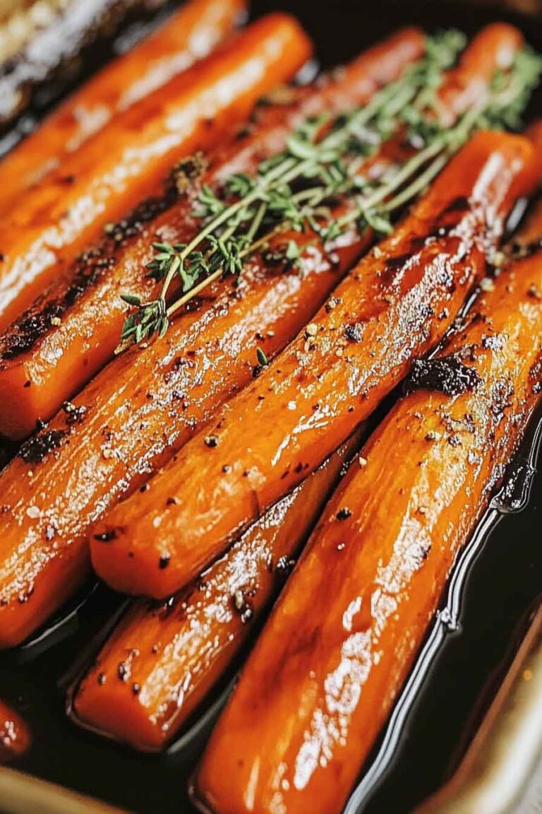 Balsamic Glazed Roasted Carrots