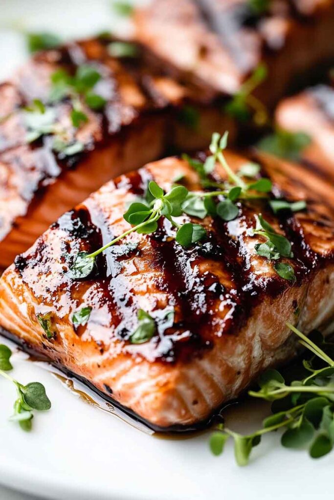 Ingredients for Balsamic Glazed Salmon