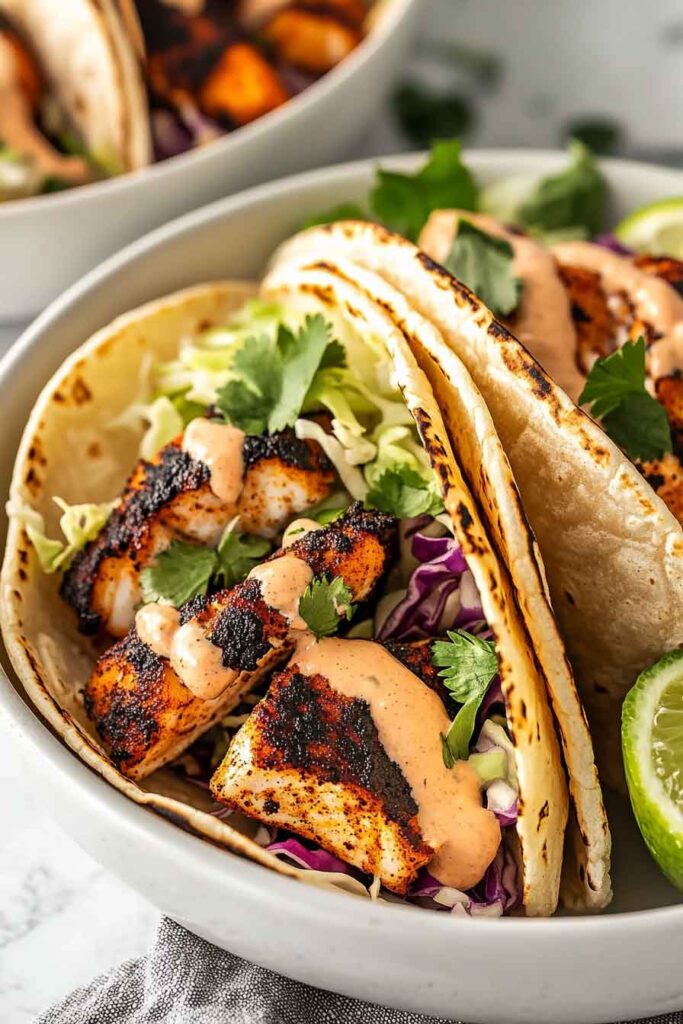 Blackened Fish Tacos