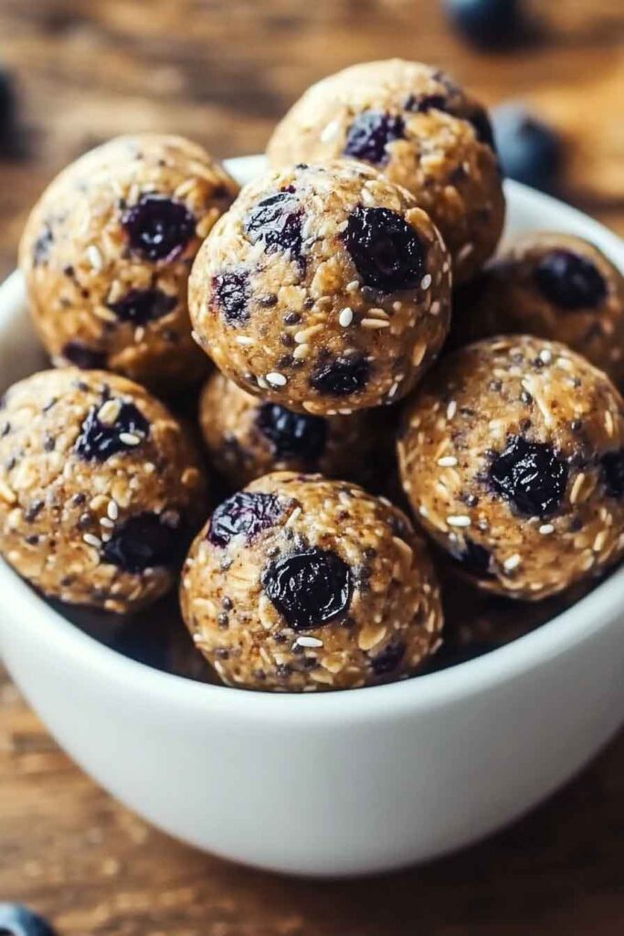 Blueberry Muffin Protein Balls