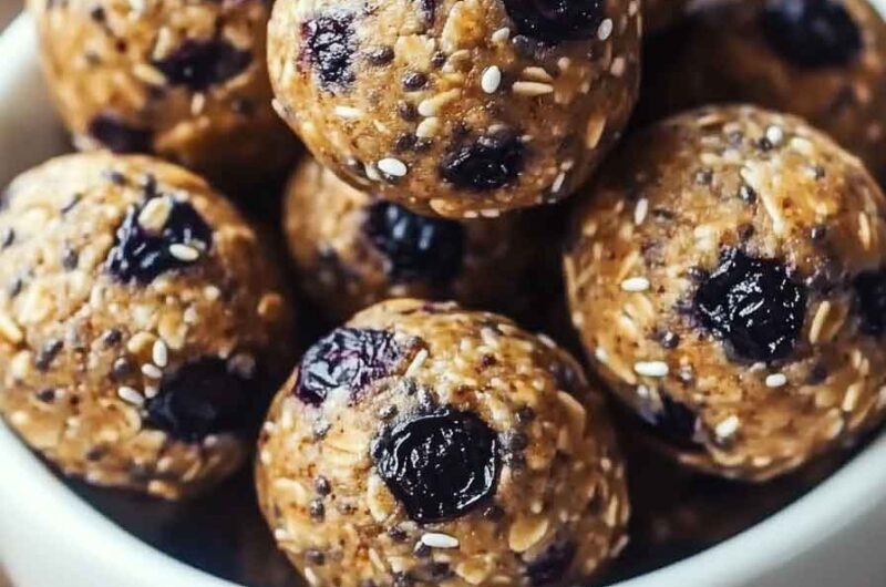 Blueberry Muffin Protein Balls