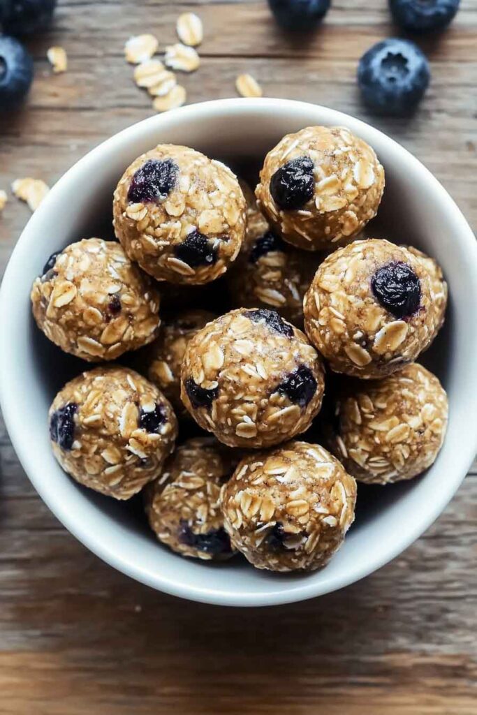 Blueberry Muffin Protein Balls