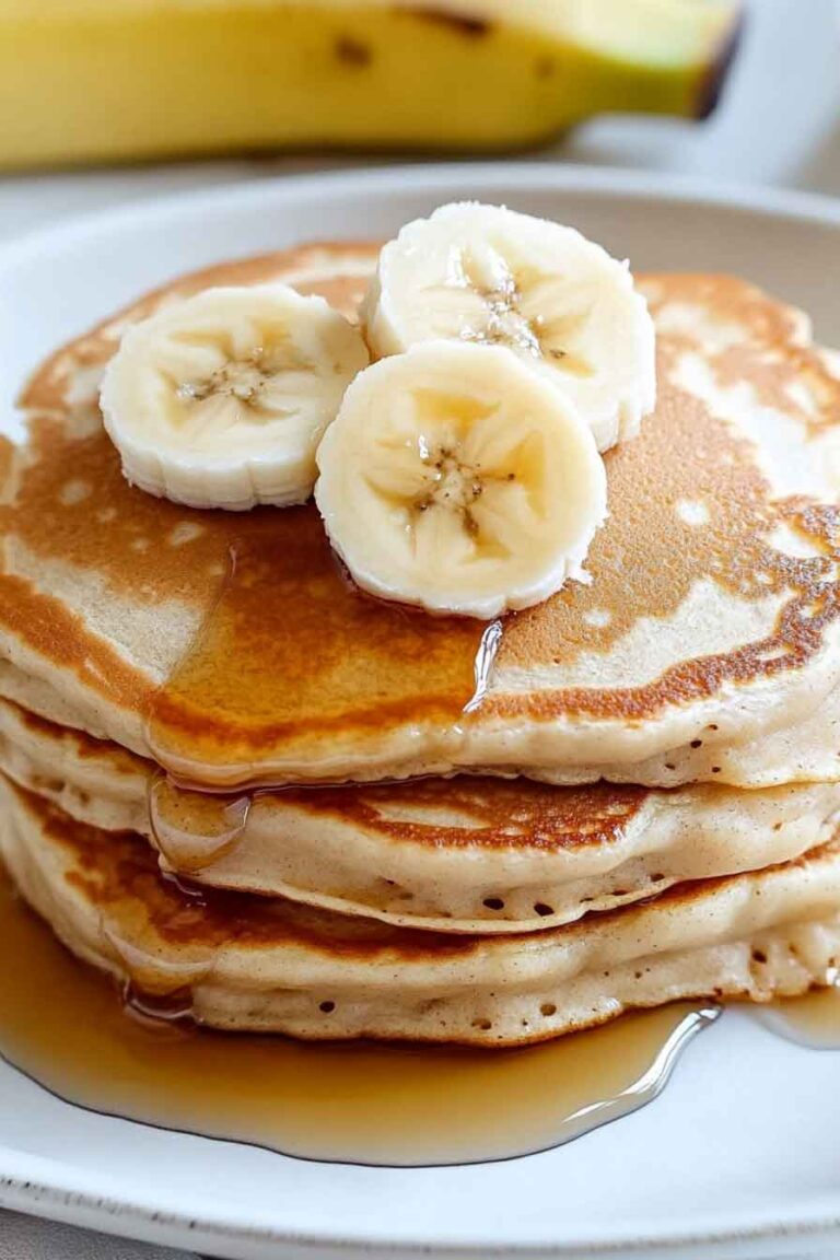 Brown Sugar Banana Pancakes