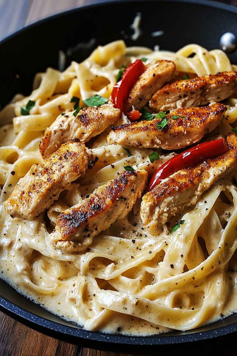 Cajun Chicken Fettuccine Alfredo
