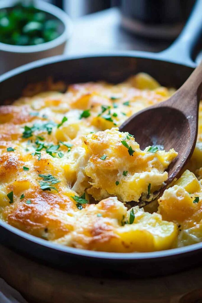 Cheesy Potato Egg 