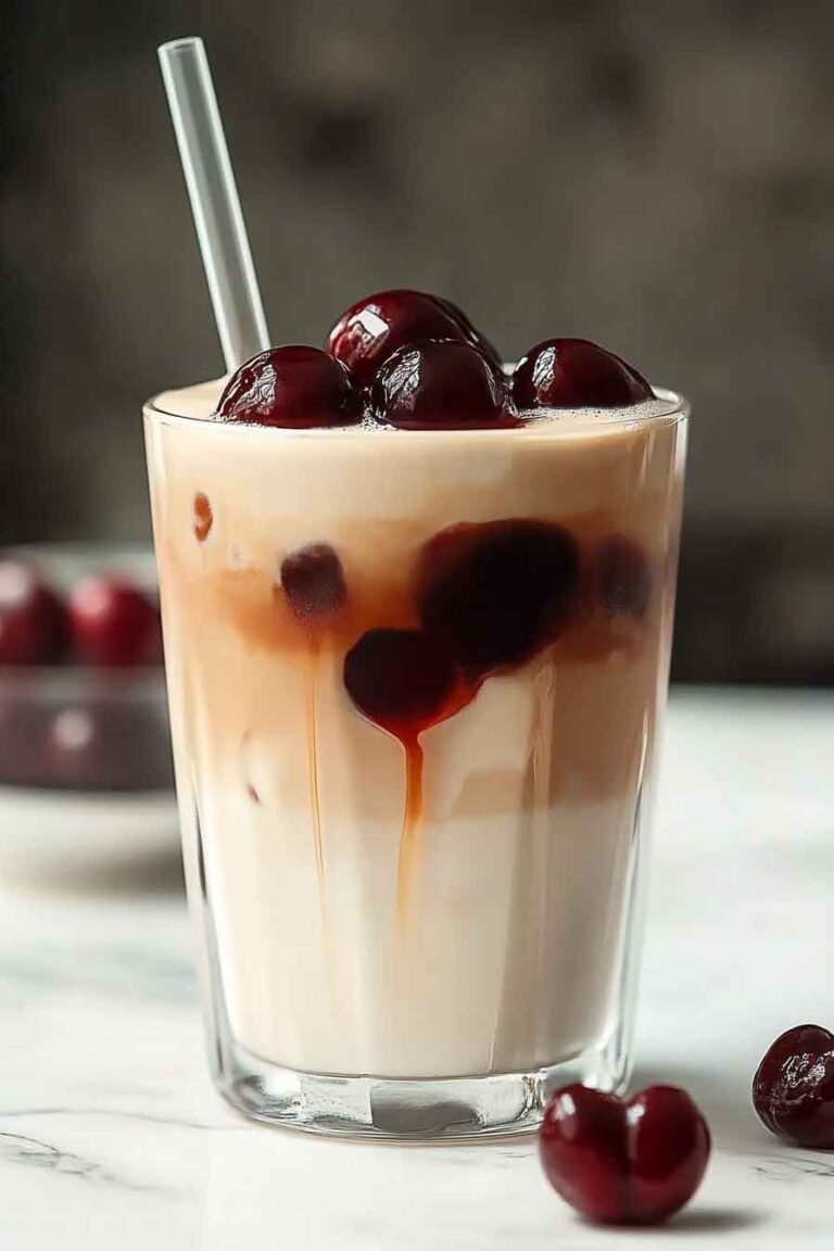 Cherry Vanilla Iced Latte