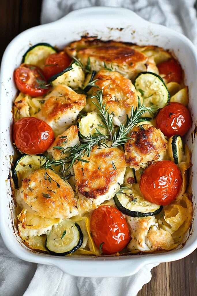 Ingredients for Chicken Tzatziki Casserole