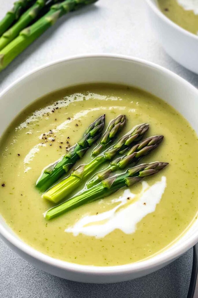 Ingredients for Cream of Asparagus Soup