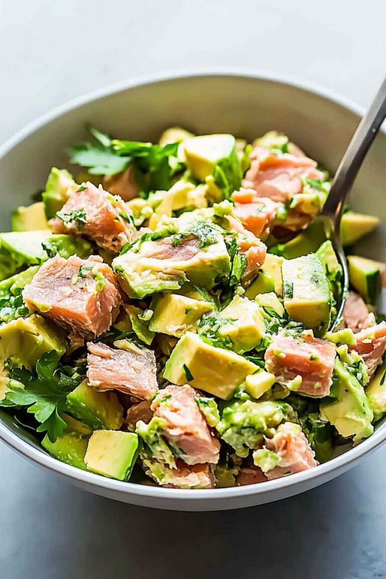 Creamy Avocado Tuna Salad
