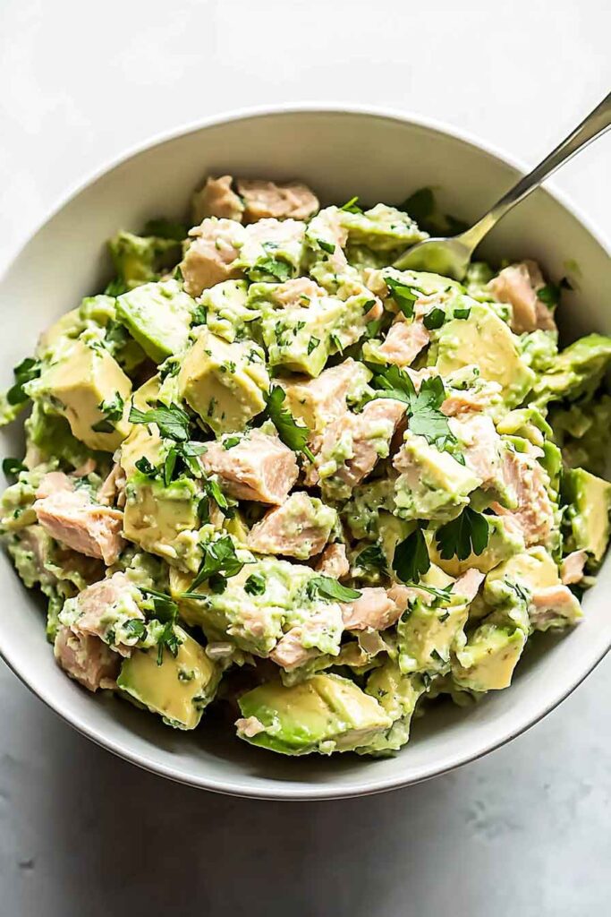 How to Make Avocado Tuna Salad