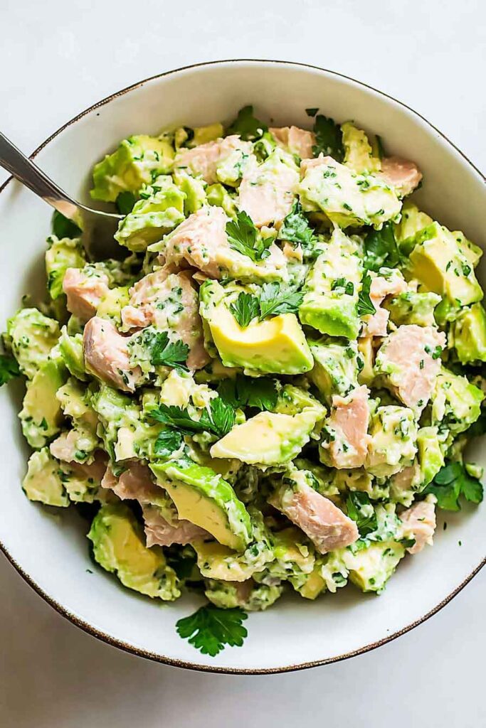 How to Serve Creamy Avocado Tuna Salad