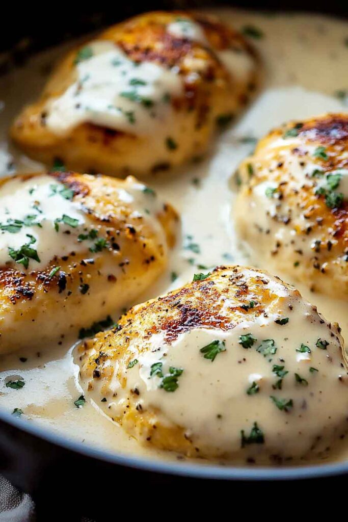 Ingredients for Creamy Garlic Parmesan Chicken