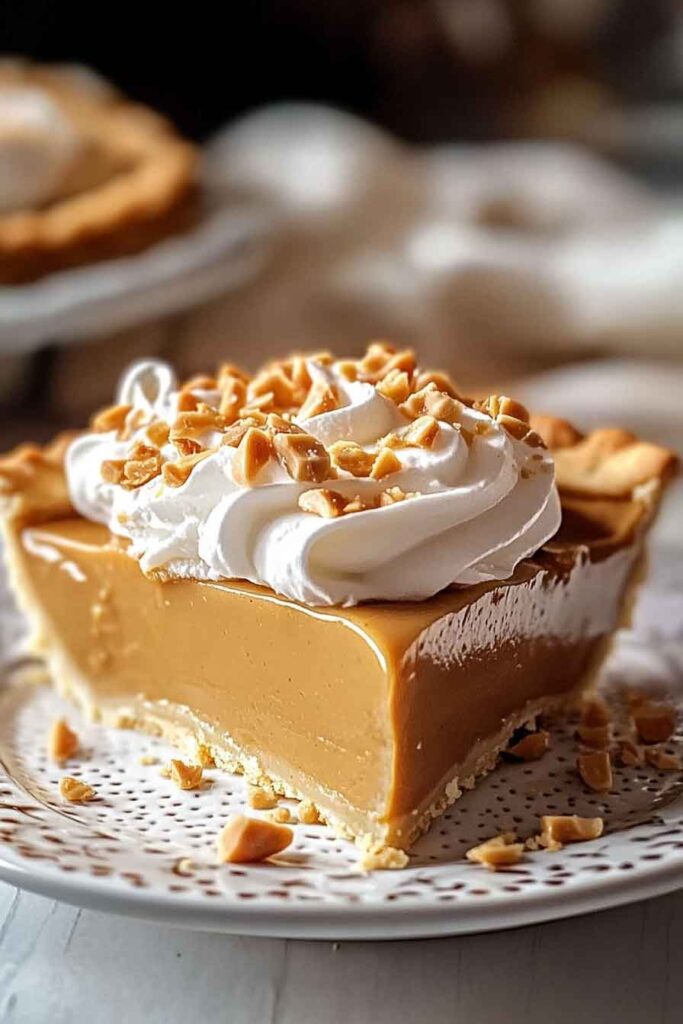 Creamy Homemade Butterscotch Pie