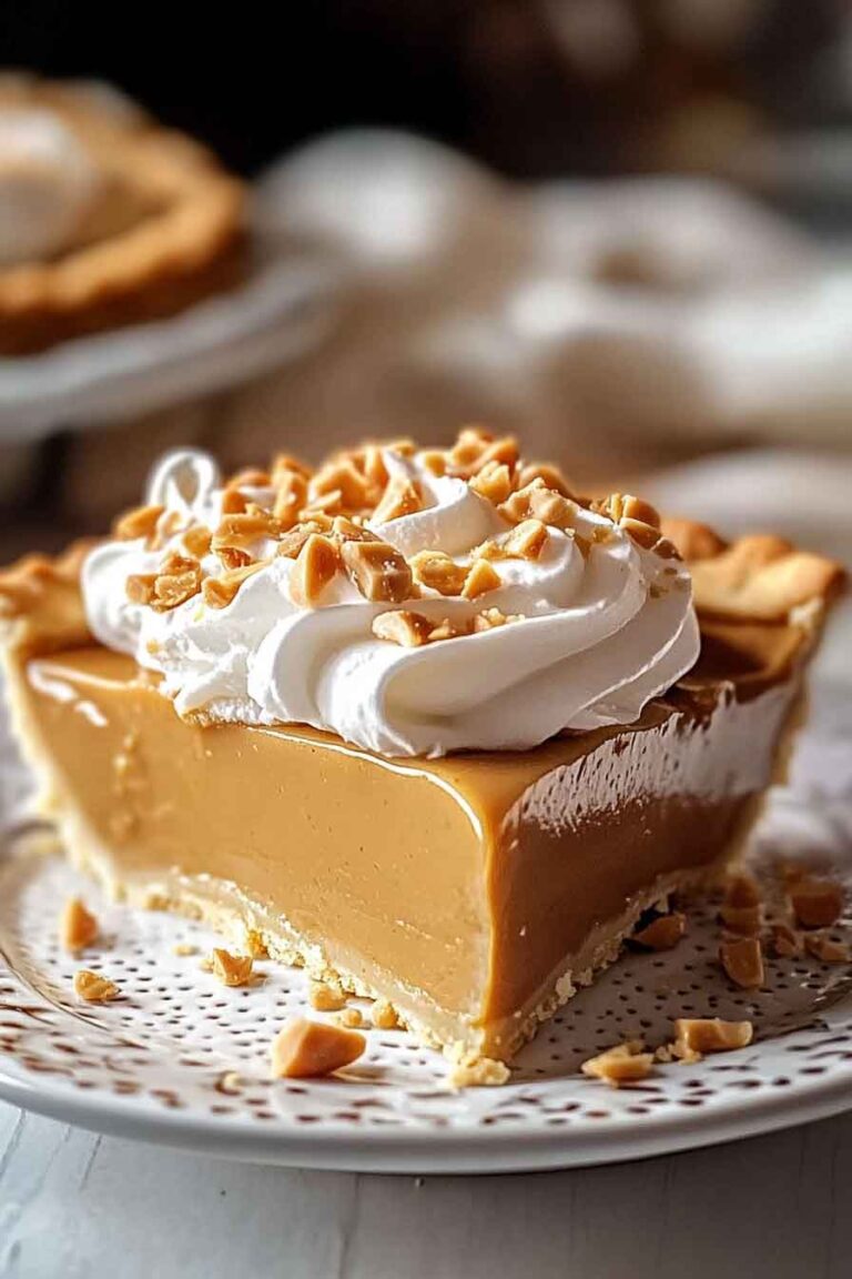 Creamy Homemade Butterscotch Pie