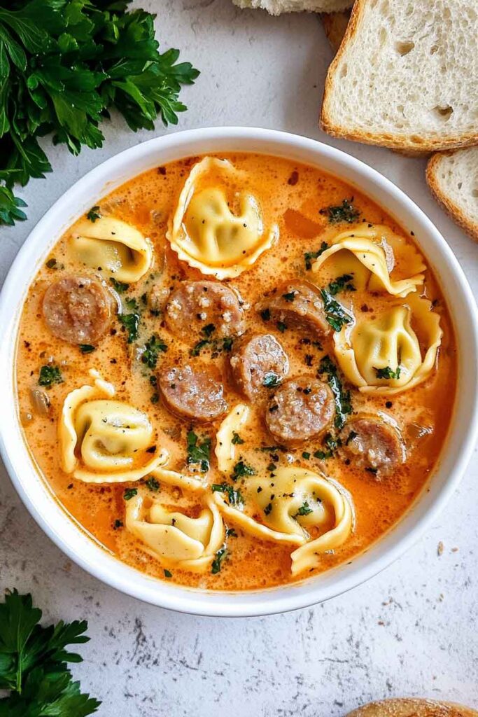 Creamy Tortellini Soup