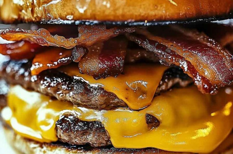 Crispy Bacon Burgers