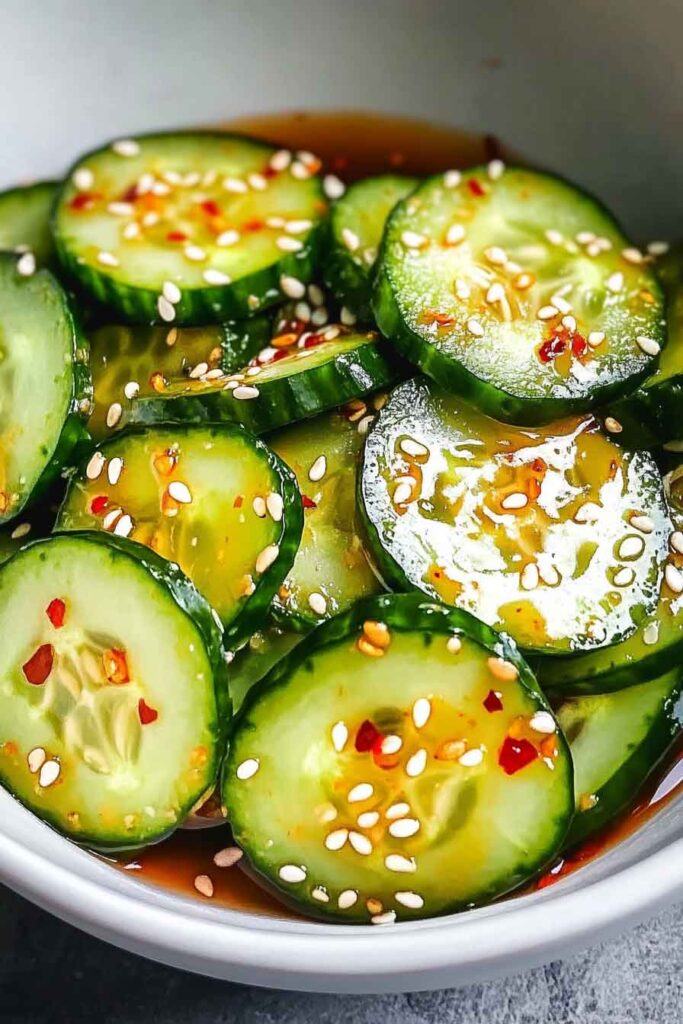 Easy Asian Cucumber Salad