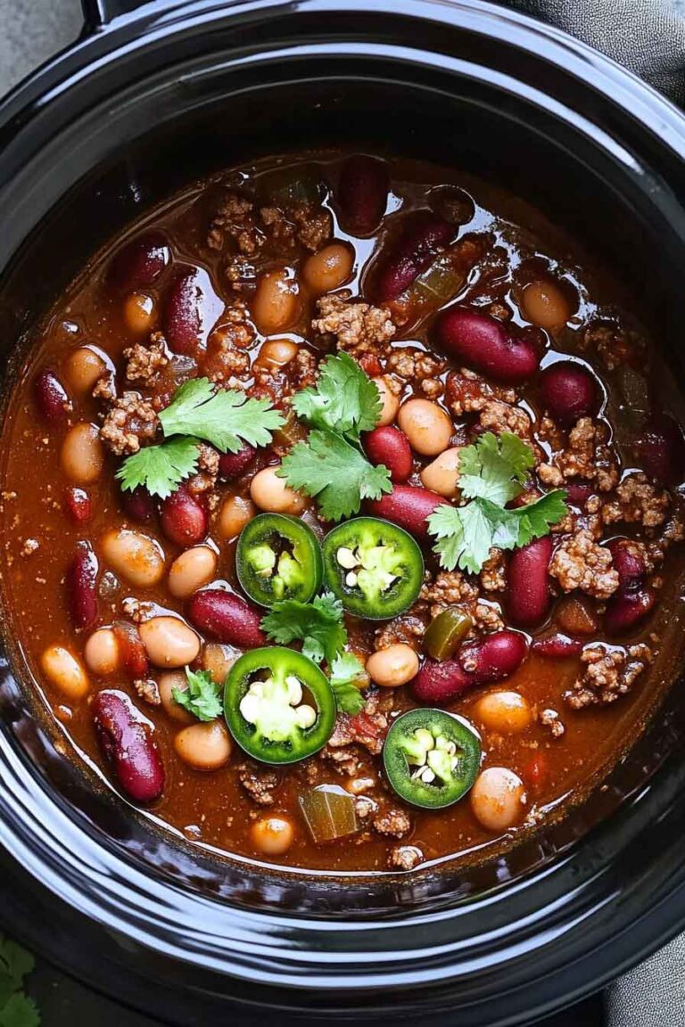 Easy Crockpot Chili