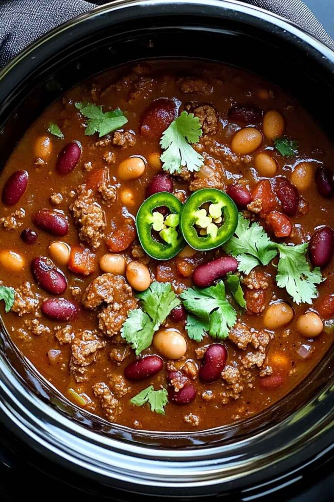 Easy Crockpot Chili