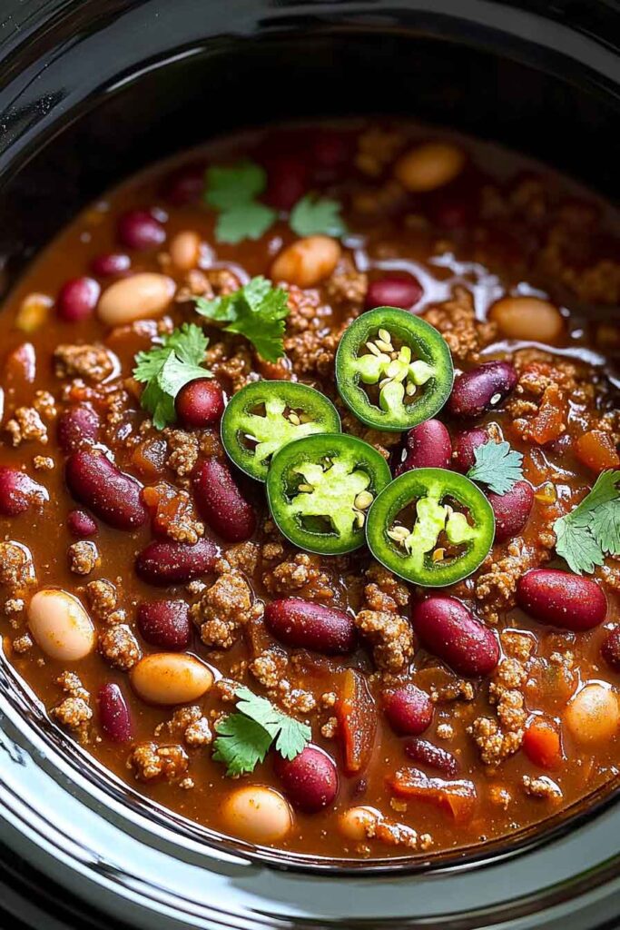 Ingredients for Crockpot Chili