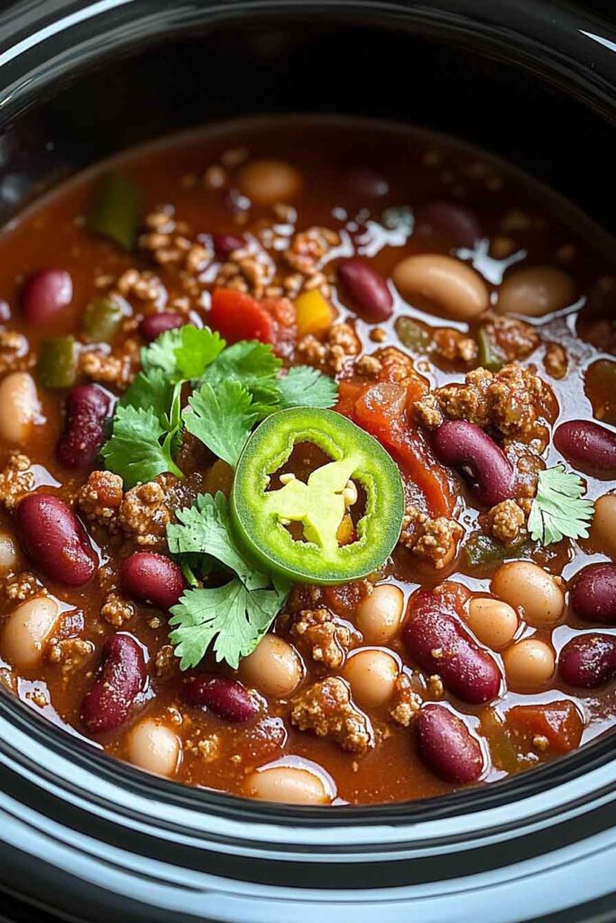 How to Serve Easy Crockpot Chili