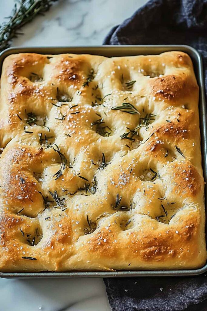 Easy Homemade Focaccia Bread 