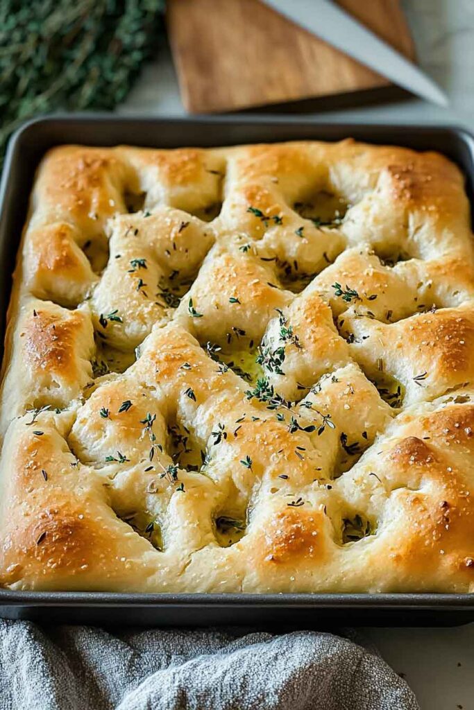 How to Make Easy Homemade Focaccia Bread: