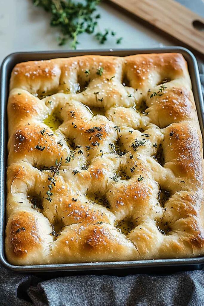 How to Make Easy Homemade Focaccia Bread: