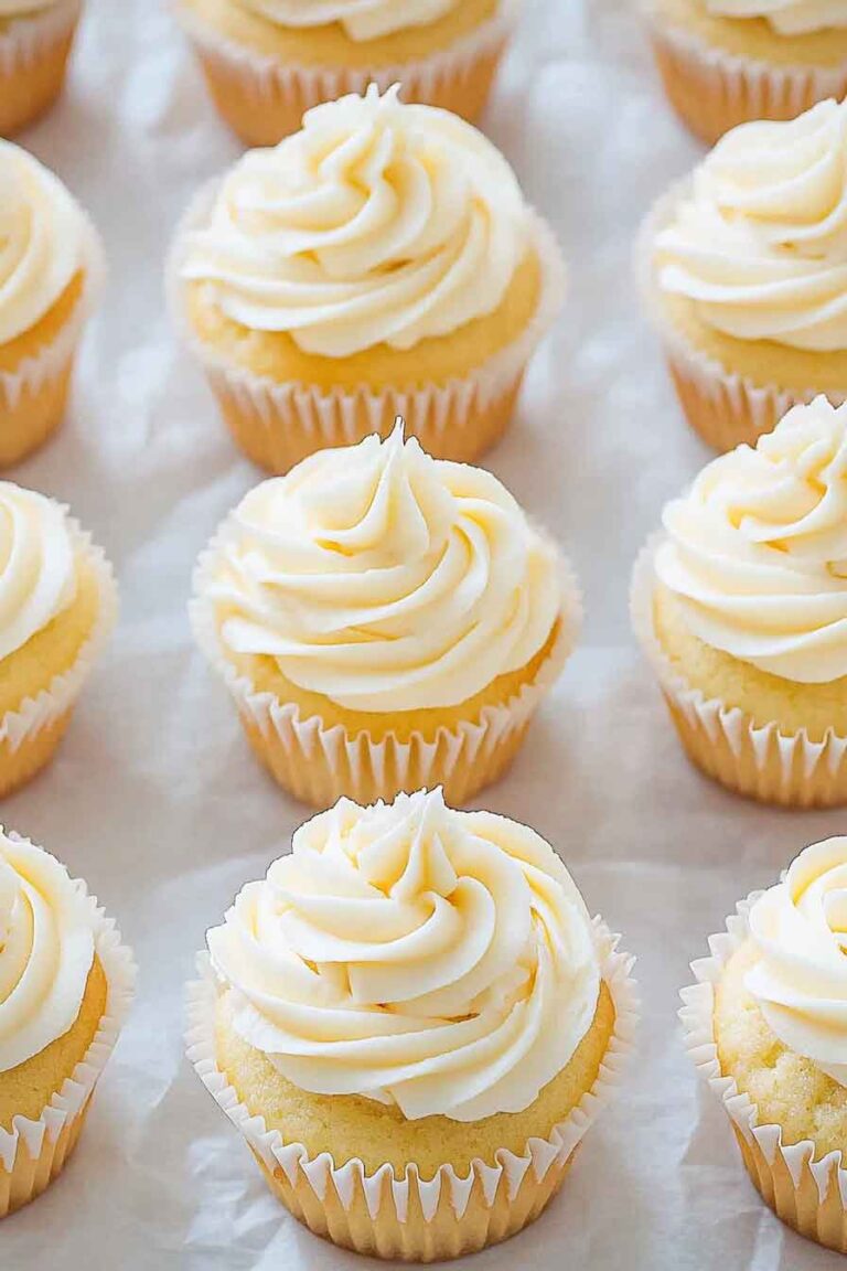 Easy Vanilla Cupcakes Recipe