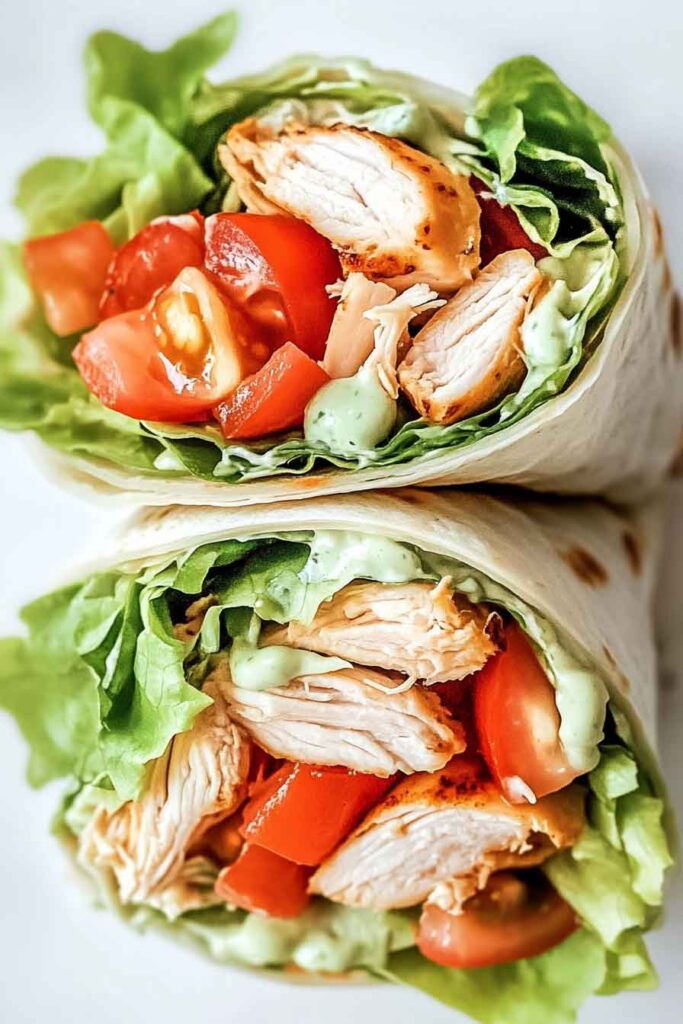 Ingredients for Flavorful Chicken Wraps