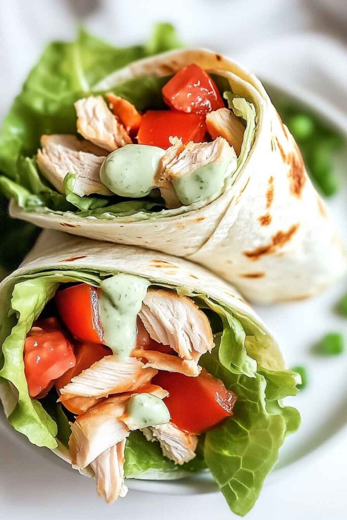 How to Make Rotisserie Chicken Wraps