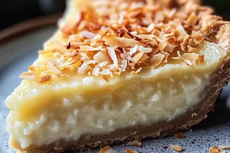 French Coconut Pie (Southern-Style Custard Pie)