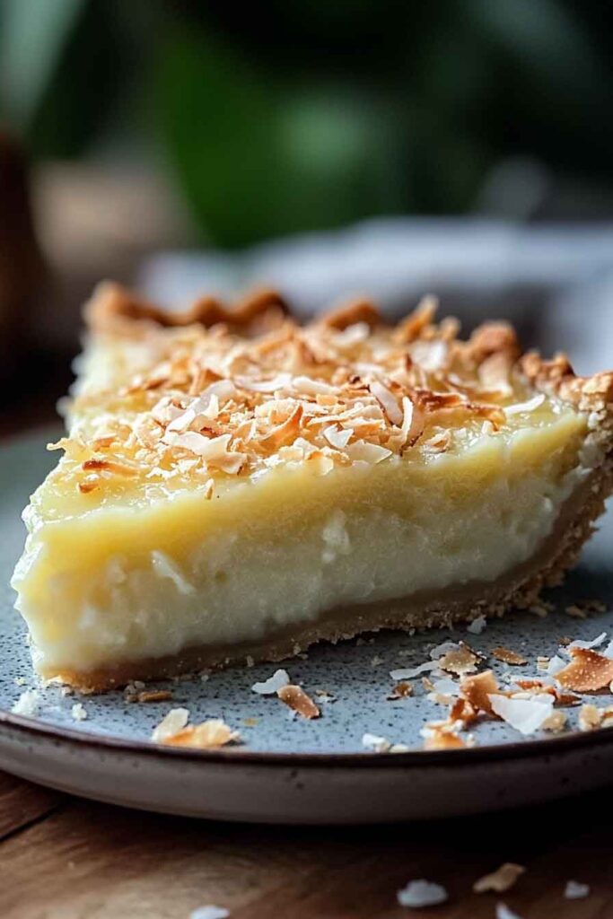 French Coconut Pie (Southern-Style Custard Pie)