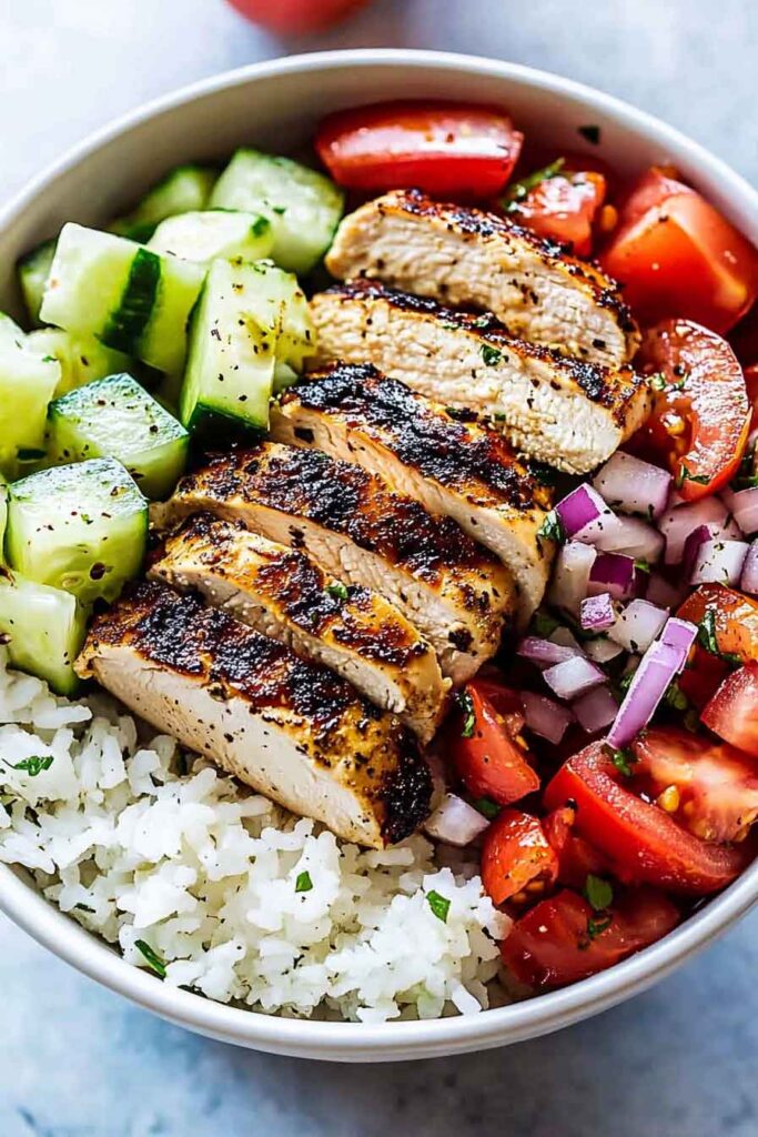 How to Make Greek Chicken Bowls