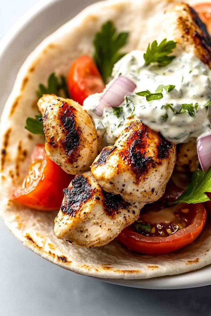 Storing Greek Chicken Souvlaki