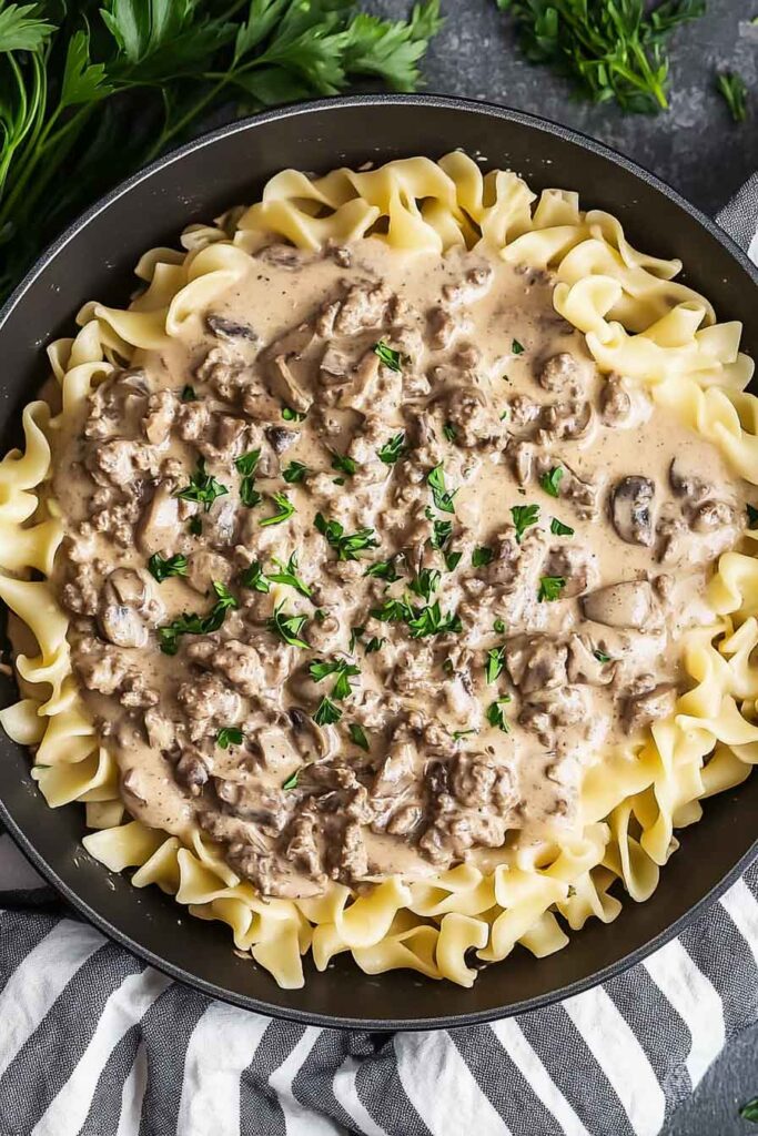 Ground Beef Stroganoff (Classic Weeknight Comfort)